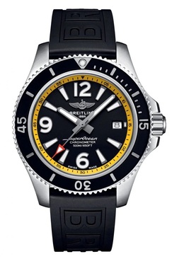 Pre-owned Breitling Automatic Chronometer Black Dial Mens Watch a17366d71b1s1