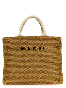 Marni-Mini Tote Tote Beige-Donna 53055046877524