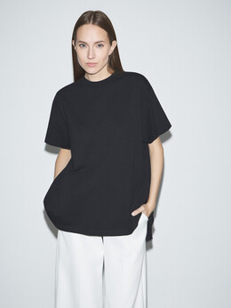 Mm6 Maison Margiela: Чёрная футболка 