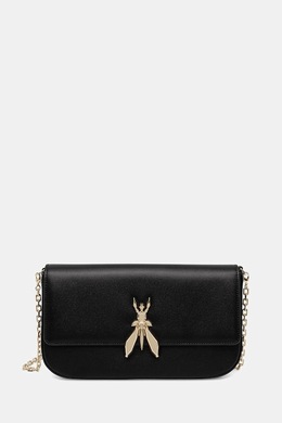 Кожаная сумка Patrizia Pepe, черный 8b0229.l061 | czarny