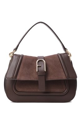 Furla: Коричневая сумка 