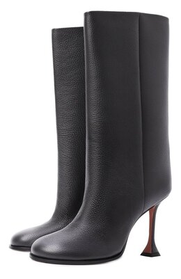 Amina Muaddi: Чёрные сапоги 