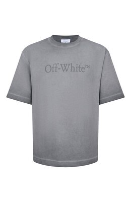 Off-White: Хлопковая футболка 