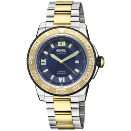 Gevril Seacloud Automatic Blue Dial Mens Watch 31259b