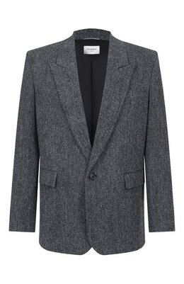 Saint Laurent: Пиджаки из шерсти 