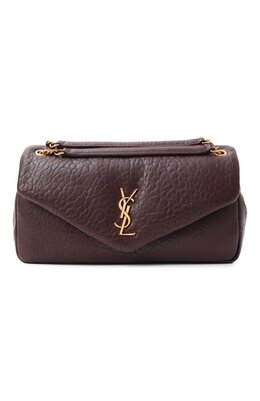 Saint Laurent: Бордовая сумка 