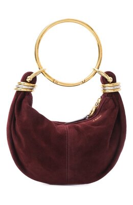 Chloé: Бордовая сумка 