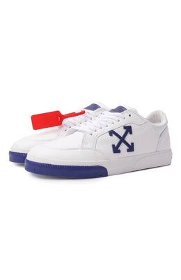 Off-White: Белые кеды  Vulcanized