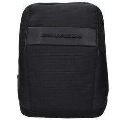 Сумки через плечо из черной ткани Piquadro, черный 0018343298 | black