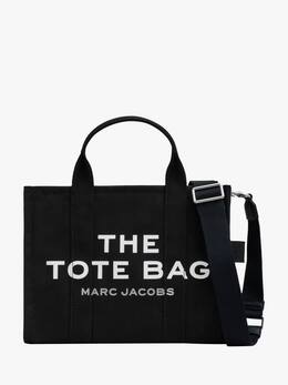Средняя хлопковая сумка-шоппер из парусины Marc Jacobs, Black p112969512 | black