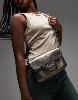 Сумка через плечо Allsaints Jupiter в золоте 150237011 | warm brass