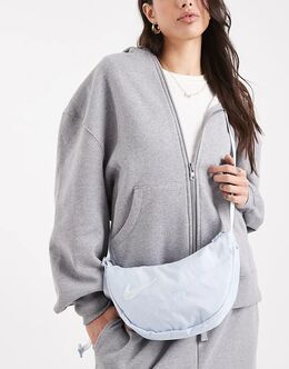 Сумка через плечо Nike с декорированной галочкой синего цвета 142403098 | mid blue