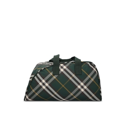 Burberry Large Shield Check-Pattern Zipped Duffle Bag 8083439_b8636