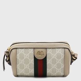 Gucci Beige And White Leather Shoulder Bag 795208uulag_9682