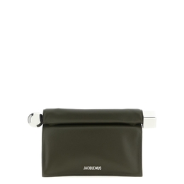 Jacquemus La Pochette Rond Carre Clutch 24ebaw00356ac27l14580