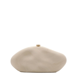 Cult Gaia The Caldera Clutch Bag cl3054ac3352_travertine