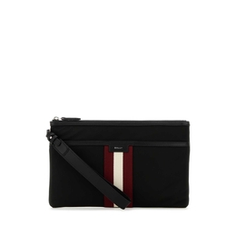 Bally Black Nylon Code Clutch mam00yny286 u901p