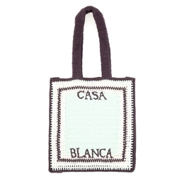 Casablanca Crochet Bag With Logo a-aw25-bag-163_01aubergine