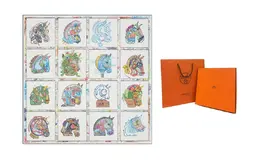 Hermes Шёлковый платок, Gray-Shopping Bag h003913s 07 | gray-shopping bag