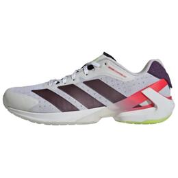 Adidas Кроссовки Adizero, износостойкие, низкие, мужские, белые, фиолетово-розовые jh5156 | white purple pink