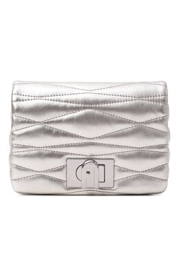 Furla: Серебристая сумка  1927 Mini