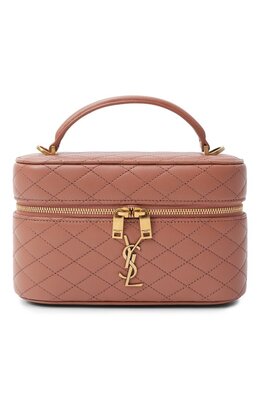 Saint Laurent: Розовая сумка  Gaby