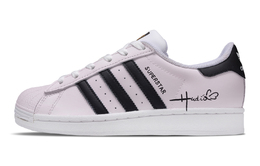 Adidas SUPERSTAR Сбалансированные легкие низкие скейтбордские кроссовки унисекс Вишневый цвет сакуры, цвет Cherry Blossom Pink eg4958(team1307-心动序曲) | cherry blossom pink