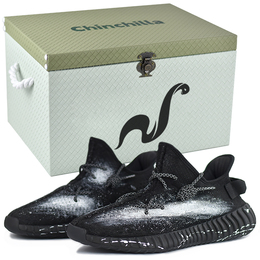 Adidas Yeezy Boost 350 V2 низкие повседневные кроссовки унисекс черно-белые - черная дыра галактический спрей-подарочная коробка 2, цвет Black Hole Galaxy Spray-Gift Box 2 hq4540(team679-黑洞银河喷20s-box) | black hole galaxy spray-gift box 2