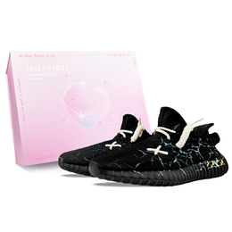 Adidas Yeezy Boost 350 V2 низкие повседневные кроссовки унисекс черно-синие, цвет Black Blue hq4540(team373-深海迷雾box) | black blue