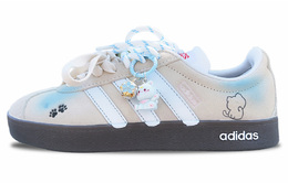 Adidas Скользоустойчивые износостойкие низкие скейтерские кроссовки унисекс светло-желтого цвета, цвет Light Yellow hq1802(team1248-浅蓝喵韵 ) | light yellow