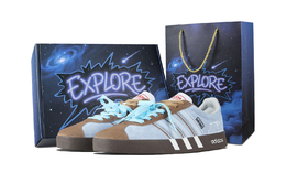 Adidas ВЛ Корт 2.0 Звездная Вселенная Амортизирующие, Износостойкие Лоу-топ Скейтборд Кроссовки Унисекс Синий — Светло-синий, цвет Light Blue hq1802（team1171-星宇-礼盒） | light blue