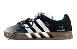 Adidas ВЛ Корт 2.0 амортизирующие низкие скейтборд кроссовки унисекс черно-белые, цвет Black White hq1801(team1265-加载中双带) | black white