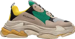 Кроссовки Balenciaga Triple S Sneaker Green Yellow 2018, зеленый 516440 w09o2 7070 | green
