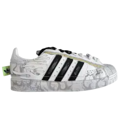 Кроссовки Hellstar x Adidas Superstar 2 'White Flame' ki5305 | white
