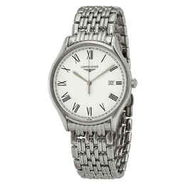 Longines Lyre White Dial Mens Watch l4.859.4.11.6