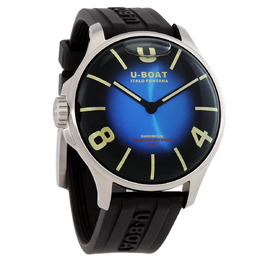U-Boat Lefty Darkmoon Quartz Blue Dial Mens Watch 8704