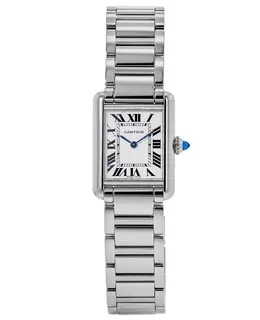 Cartier Tank Must WSTA0107 - Brand New Silver Dial Stainless Steel Women's Watch