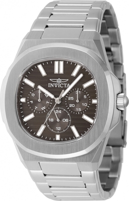 Invicta 48327 Speedway Mens Quartz Watch Brown Dial Silver Stainless Steel Case