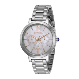 Invicta Angel Quartz White Mother of Pearl Dial Ladies Watch 31082