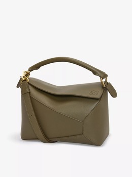 Сумка кросс-боди мини Loewe Small Leather Puzzle Edge Shoulder mini, зеленый cdek_stock_2