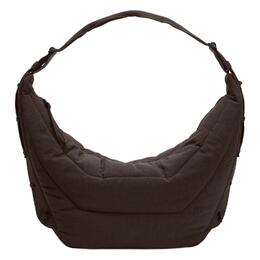 Lemaire Нейлоновая сумка через плечо унисекс большая тёмный шоколад bg0105-lf1330-490