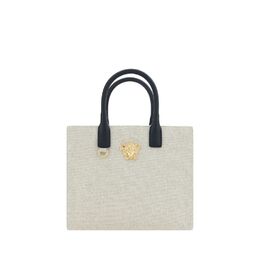 Versace Beige Cotton Shoulder Bag ve10058611a034942k86vbb