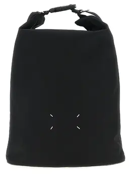 Maison Margiela-Roll-Up Backpack Zaini E Valigie Nero-Uomo 52743938048340