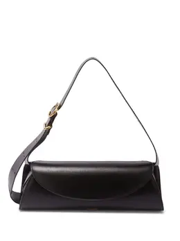 Jil Sander-Cannolo Small Leather Shoulder Bag-Donna 53072719151444