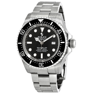 Pre-owned Rolex Deepsea Automatic Black Dial Mens Watch 126660-00 126660-0001 (black, arb3902)