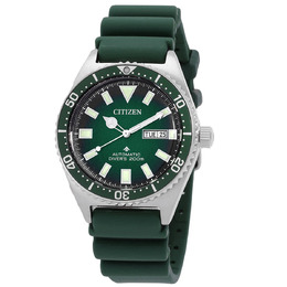 Citizen Promaster Automatic Green Dial Mens Watch ny0121-09x