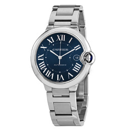 Cartier Ballon Bleu Automatic Blue Sunray-brushed Dial Mens Watch wsbb0061