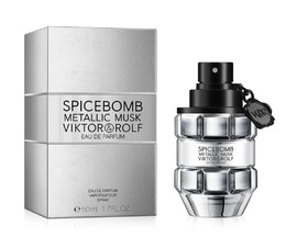 Viktor & Rolf Mens Spicebomb Metallic Musk EDP Spray 1.7 oz Fragrances 3614274293906