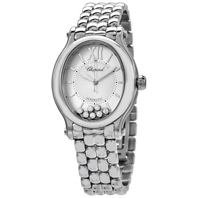 Chopard Happy Sport Automatic Silver Dial Ladies Watch Model 278602-3002 (arb21186)
