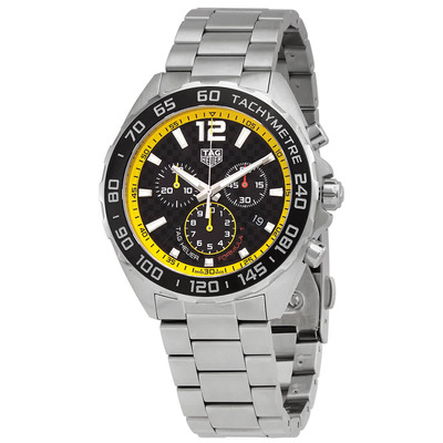 Tag Heuer Formula 1 Chronograph Quartz Black Dial Mens Watch CAZ101AC.BA0842 (black, arb16061)
